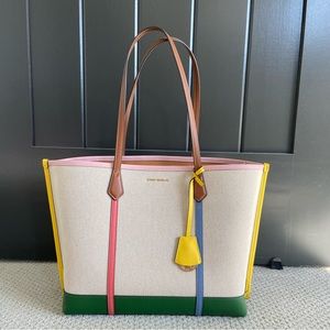 Tory Burch Color Block Perry Tote